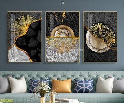 File tranh File tranh hiện đại pha lê gương FT95502 (bản gốc) in canvas