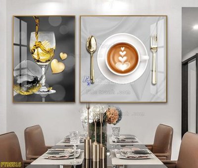 Ảnh gốc File tranh hiện đại pha lê gương FT95516 (độ nét cao) in tráng gương