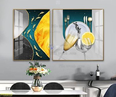 File PSD File tranh hiện đại pha lê gương FT95519 (gốc) cho designer