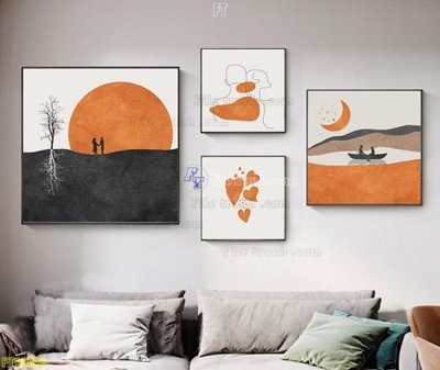 File tranh File tranh hiện đại pha lê gương FT95528 (gốc) in backlit film