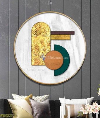 Cung cấp file tranh gốc File tranh hiện đại pha lê gương FT95535 độc quyền