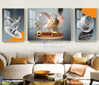 File gốc File tranh hiện đại pha lê gương FT95581 (dành cho quảng cáo)