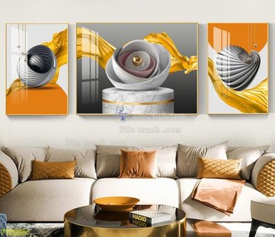 File tranh File tranh hiện đại pha lê gương FT95584 (ảnh gốc) in trần nhà