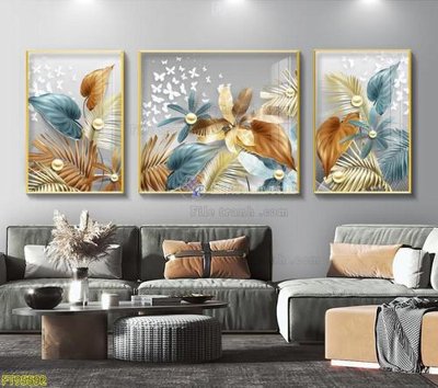 File gốc File tranh hiện đại pha lê gương FT95592 (in lụa) cao cấp