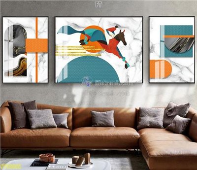 File gốc File tranh hiện đại pha lê gương FT95665 (in lụa) họa tiết 3D