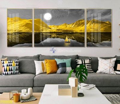 Ảnh gốc File tranh hiện đại pha lê gương FT95669 (độ nét cao) in tráng gương