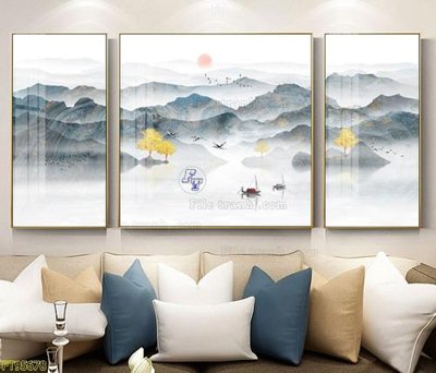 File gốc in ấn File tranh hiện đại pha lê gương FT95678 độ phân giải cao