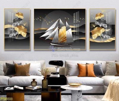 Tải file File tranh hiện đại pha lê gương FT95680 (gốc) làm tranh treo tường