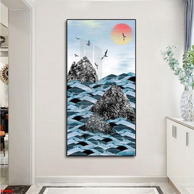 File gốc File tranh lối vào FT9580 (in lụa) cao cấp