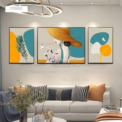 File tranh Tranh treo pha lê gương FT96033 (ảnh gốc) in trần 3D