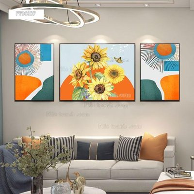 File gốc Tranh treo pha lê gương FT96037 (in lụa) chi tiết cao