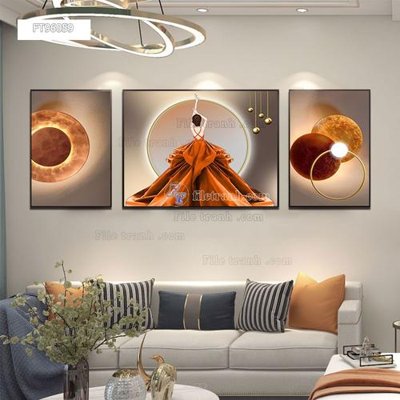 File PSD Tranh treo pha lê gương FT96059 (bản gốc) độ phân giải cao