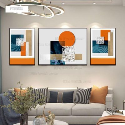 File gốc Tranh treo pha lê gương FT96071 (in mica) trang trí