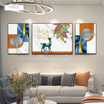 File PSD Tranh treo pha lê gương FT96118 (gốc) nhiều lớp (multi-layer)