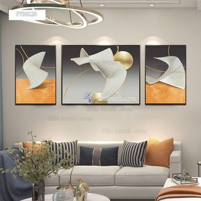 File in ấn Tranh treo pha lê gương FT96120 chuyên nghiệp