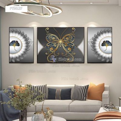 File gốc Tranh treo pha lê gương FT96137 (PSD/TIFF) độ phân giải cao