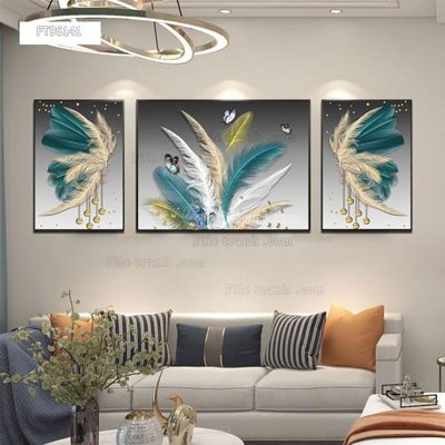 File in mica Tranh treo pha lê gương FT96141 (bản gốc) sắc sảo