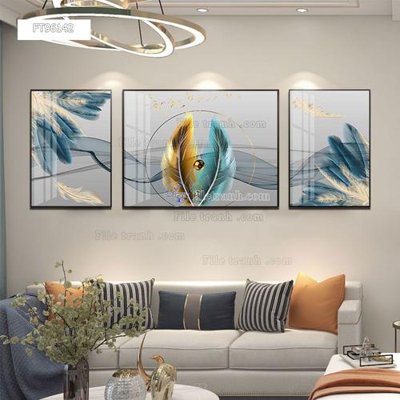 File in trần Tranh treo pha lê gương FT96142 (bản gốc) trời sao