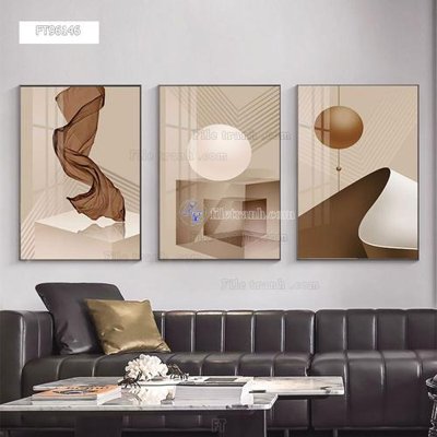 Tải file gốc Tranh treo pha lê gương FT96146 (in khổ lớn) không vỡ