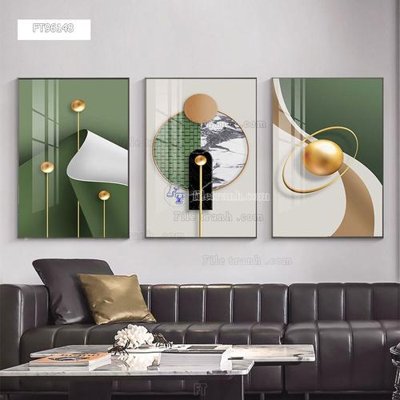 File gốc Tranh treo pha lê gương FT96148 (in tráng gương) ốp tường