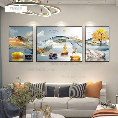 Chi tiết file gốc Tranh treo pha lê gương FT96193 (cho in tráng gương)