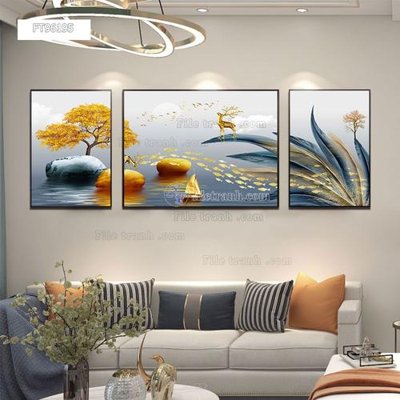 Tải file Tranh treo pha lê gương FT96195 (gốc) làm file tranh quảng cáo