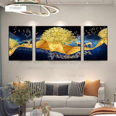 File PSD Tranh treo pha lê gương FT96205 (bản gốc) độ phân giải cao