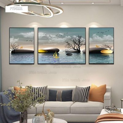 File PSD Tranh treo pha lê gương FT96221 (gốc) cho designer