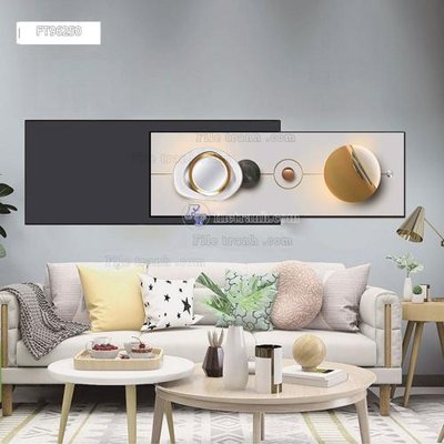 File in ấn Tranh treo pha lê gương FT96250 (bản gốc) cao cấp