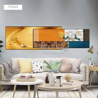 Ảnh gốc Tranh treo pha lê gương FT96260 (độ nét cao) in tráng gương