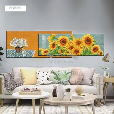 File gốc Tranh treo pha lê gương FT96278 (phong cách) cổ điển