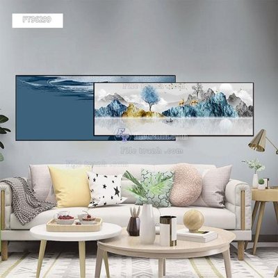 File gốc Tranh treo pha lê gương FT96299 (in mica) trang trí