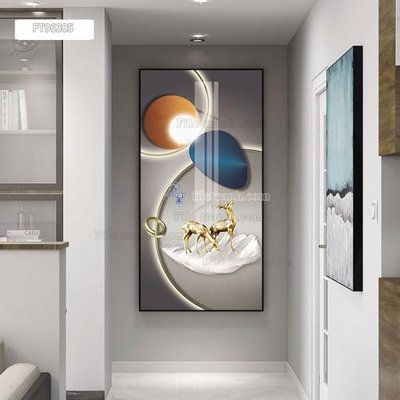 File tranh Tranh treo pha lê gương FT96385 (bản gốc) treo phòng ăn