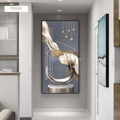 Ảnh gốc file in lụa Tranh treo pha lê gương FT96407 chi tiết