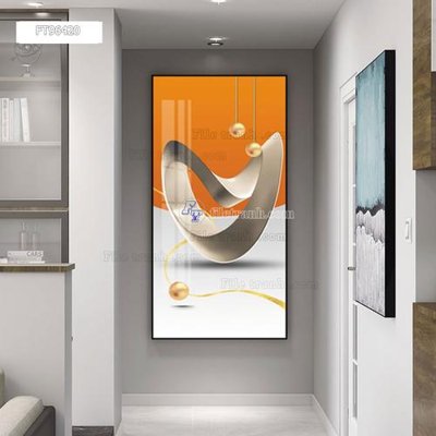 File PSD Tranh treo pha lê gương FT96420 (gốc) cho in quảng cáo