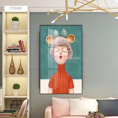 File tranh PSD Tranh treo pha lê gương FT96456 chất lượng cao