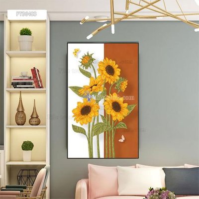 File tranh in trần Tranh treo pha lê gương FT96483 (ảnh gốc siêu nét)