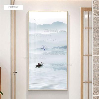 File tranh Tranh treo pha lê gương FT96613 (bản gốc) treo tường