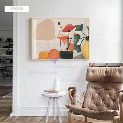 File tranh gốc in trần nhà Tranh treo pha lê gương FT96622 3D