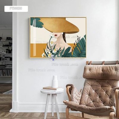 File PSD Tranh treo pha lê gương FT96638 (chất lượng in ấn)