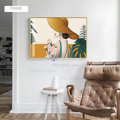 File PSD Tranh treo pha lê gương FT96639 (bản gốc) chất lượng nhất