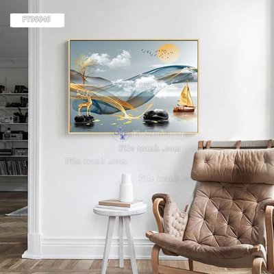 File ảnh Tranh treo pha lê gương FT96646 (gốc) in standee