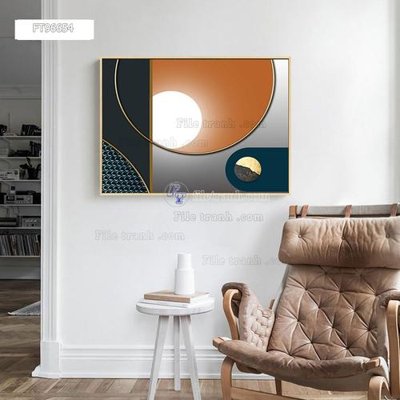 Tệp tin gốc Tranh treo pha lê gương FT96654 (dùng cho in ấn) chuyên nghiệp