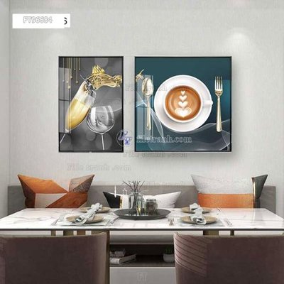 Download file Tranh treo pha lê gương FT96684 (gốc) in mica ốp bếp