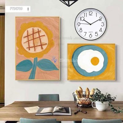 File in trần Tranh treo pha lê gương FT96709 (bản gốc) trời sao