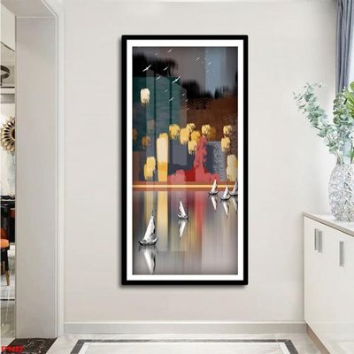 File PSD File tranh lối vào FT9682 (gốc) nhiều lớp (multi-layer)