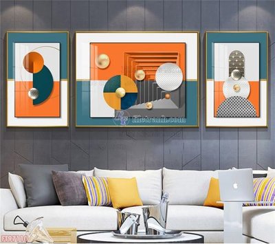 File in mica Tranh decor phủ gương hiện đại FT97110 (bản gốc) làm vách ngăn