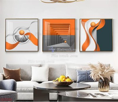 File tranh Tranh decor phủ gương hiện đại FT97131 (ảnh gốc) in trần nhà