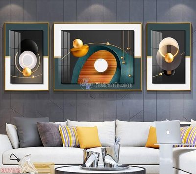 Mua file gốc Tranh decor phủ gương hiện đại FT97152 (in ấn) tại Filetranh.com