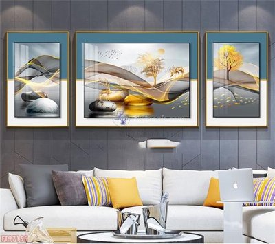 File gốc Tranh decor phủ gương hiện đại FT97155 (trang trí) cho phòng khách